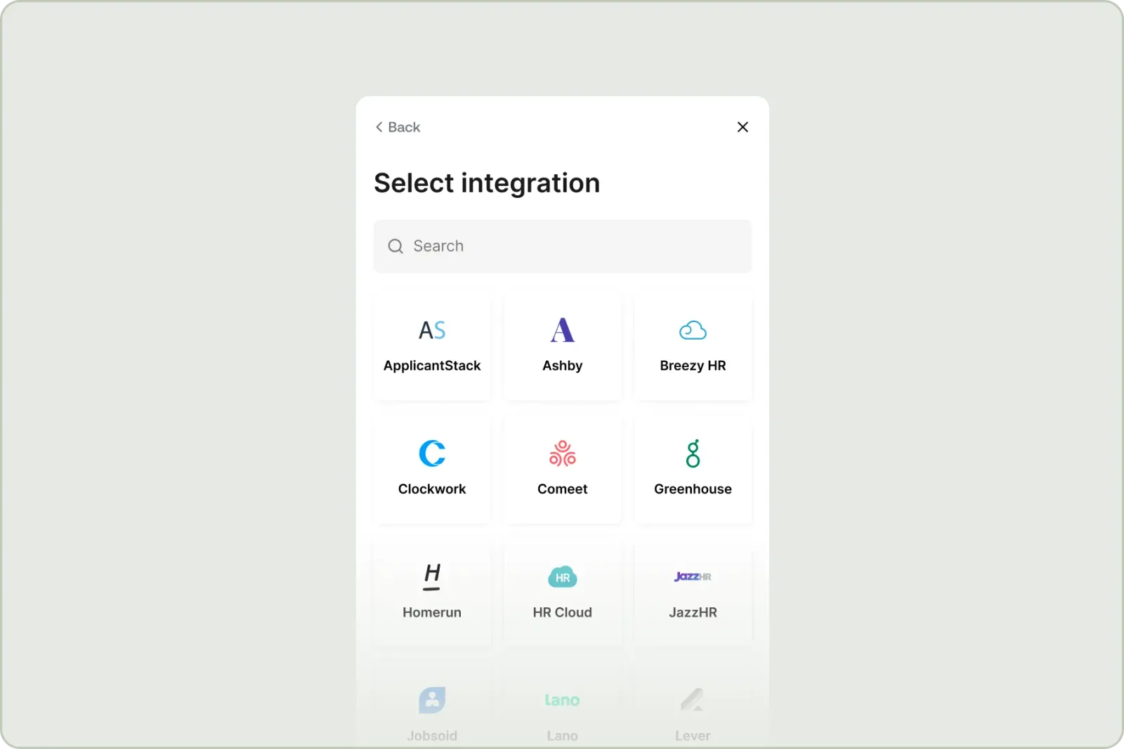 Preview of Merge Link component